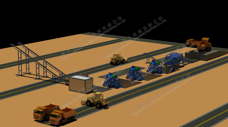 洗砂機械生產線 洗砂機械生產線